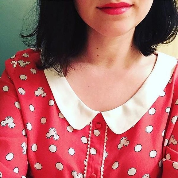 LC Lauren Conrad Tops - LC Lauren Conrad/Disney • Minnie Rocks The Dots